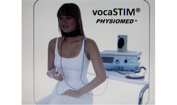 vocaSTIM PHYSIOMED, COLOCACIÓN DE ELECTRODOS