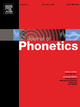 Journal of Phonetics