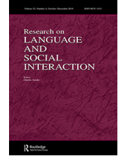 Research on Language and Social Interaction