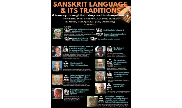 2021年1月20号13:00-15:30—Prof. Madhav Deshpande—吠陀和梵语的印度传统 Indian traditions on the Vedas and Sanskrit
