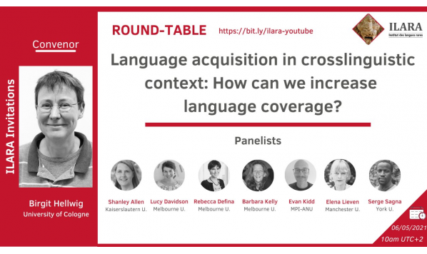 2021年5月6日—Language acquisition in crosslinguistic context :How can we increase language coverage?